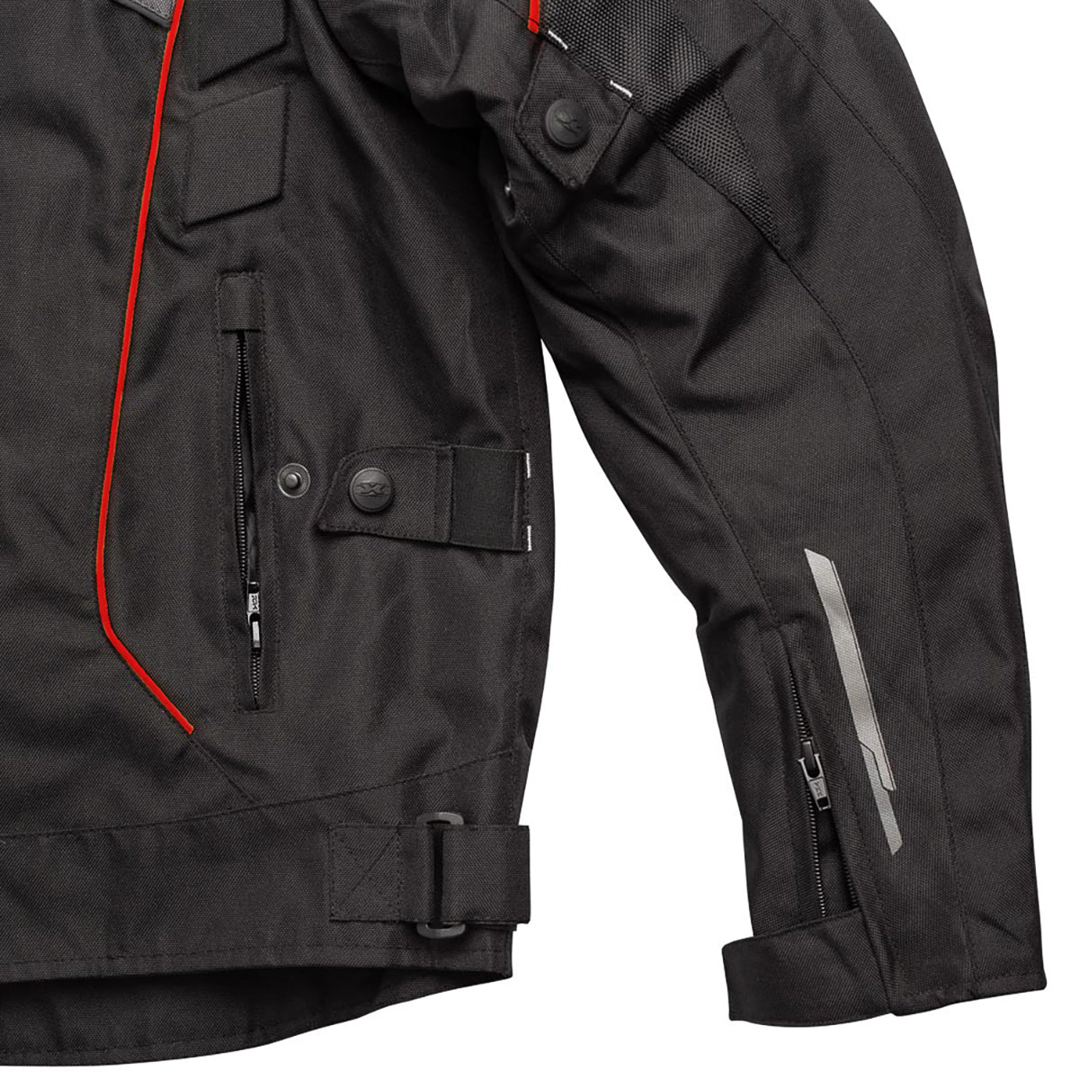 Jaqueta Texx New Strike V2 Masculina Preta Vermelha
