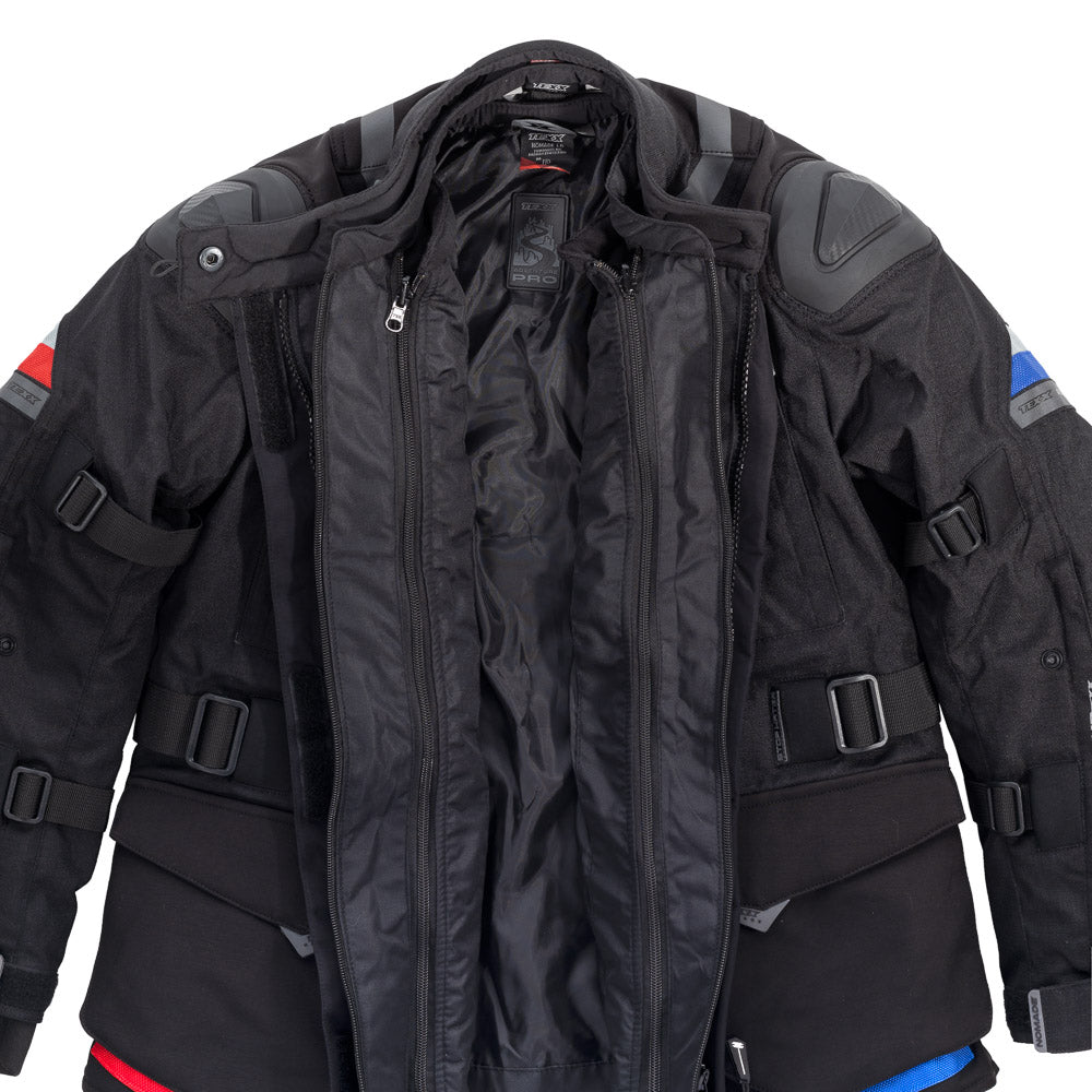Jaqueta Texx Nomade Masculina Preta Azul Vermelha